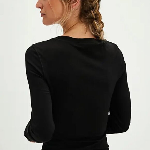 NWT Free People Make It Molly Top In Black - Picture 3 of 7
